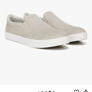 Dr. Scholl's Women's Madison Sneaker Beige Perforated Slip-On Flats size 9.5